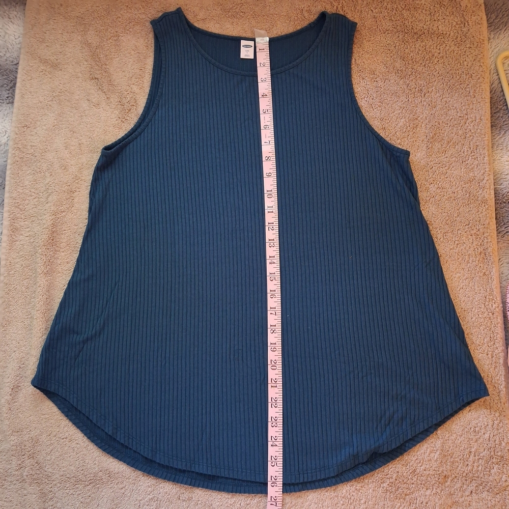 Women's TEAL green/blue Sleeveless Top